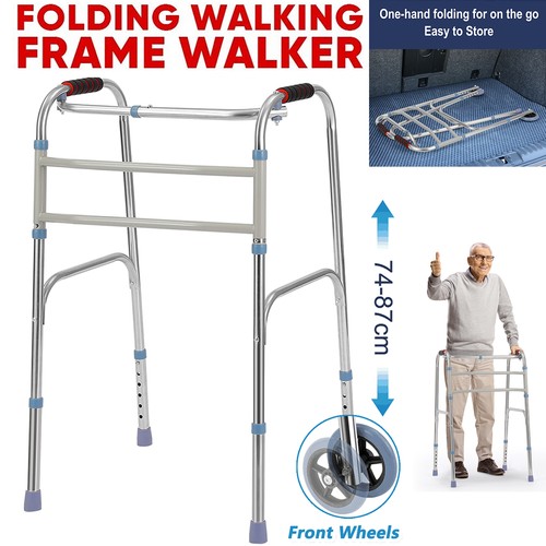 Folding walking frame - folding,