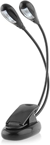 Music stand light - stand, book