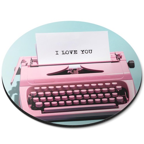 Round mouse mat pink vintage - pink,