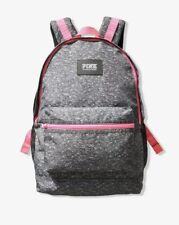 NEW Victoria Secret PINK CAMPUS BACKPACK - Heather Gray Full Size Cute!! ❤️❤️❤️