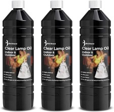 Quebec Clear Lamp Oil 3 x 1L