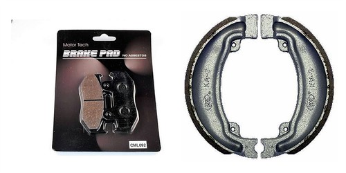 Front brake pads rear shoes - &,