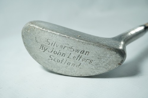 John letters silver swan - john,
