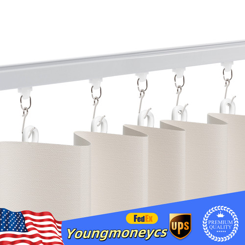 Ceiling mounted curtain track - mounted,