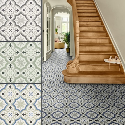 Patterned sheet vinyl - sheet, flooring
