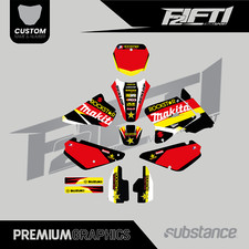 Suzuki RM 85 2001 to 2012 Energy Graphics Kit 2003 2004 2005 2006 2007 2009 