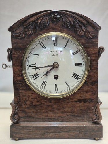 Antique rosewood fusee - rosewood, bracket