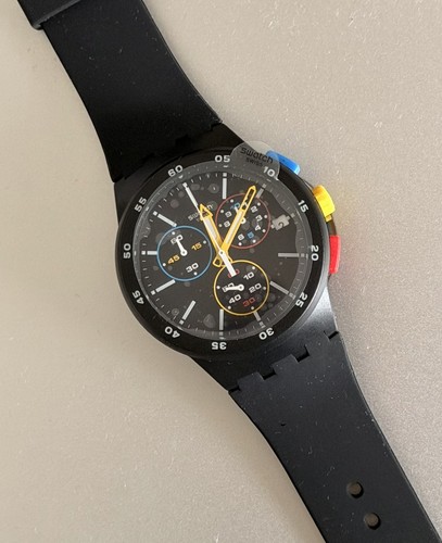 Swatch chrono black - one, 42mm