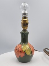 Moorcroft table lamp hibiscus