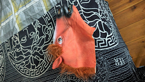 Horse head full latex costume - head,