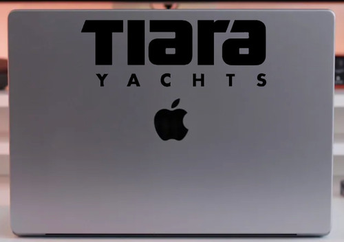 Tiara boats logo - boats, decal-