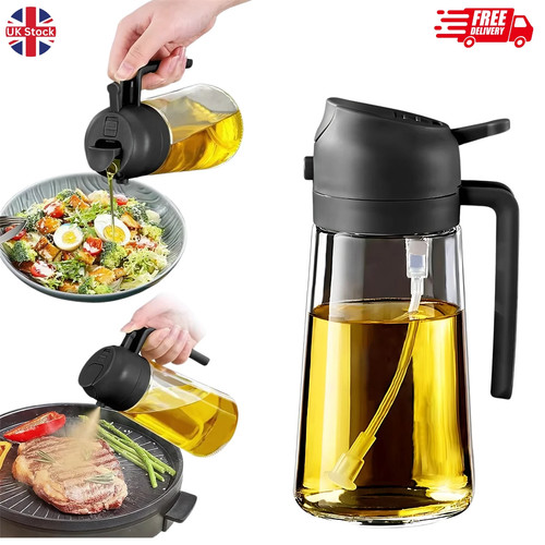 Oil spray bottle - 2-in-1,