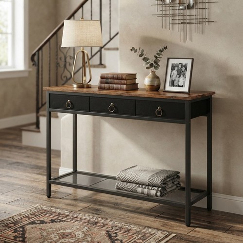 Elegant narrow console table - console,