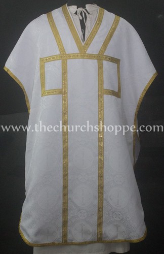 White chasuble philip neri - white,