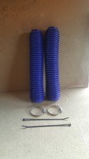 Suzuki TSR125 '89-'96 FORK GAITORS.Blue.NEW