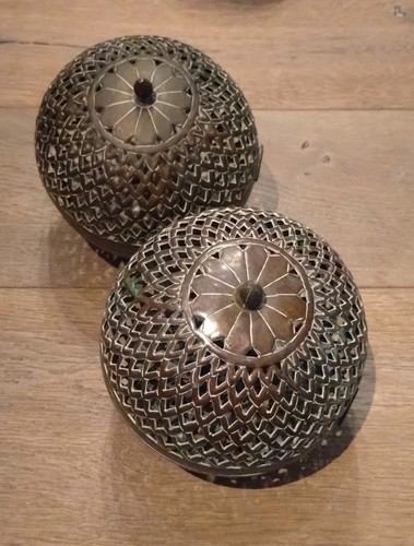 Pair 1970s globe - 1970s, moorish