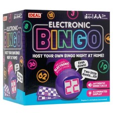 ELECTRONIC BINGO CALLER MACHINE - Play bingo at home! by Ideal Age 8+