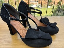 CHIE MIHARA BLACK SUEDE