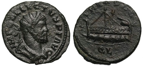 Allectus quinarius rev - allectus,, quinarius,