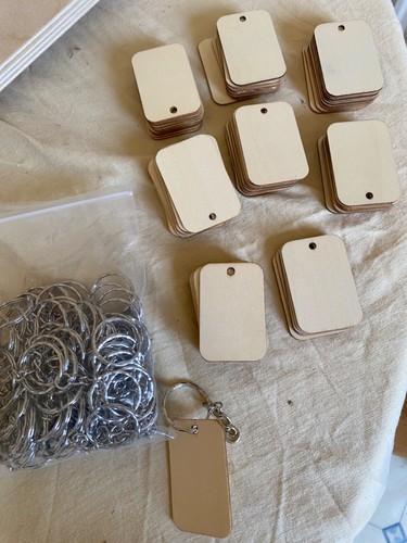 Keyring wooden blanks - keyring,