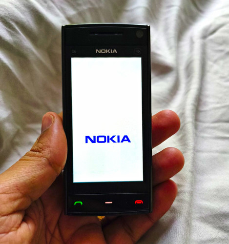 Nokia black slate - x6,
