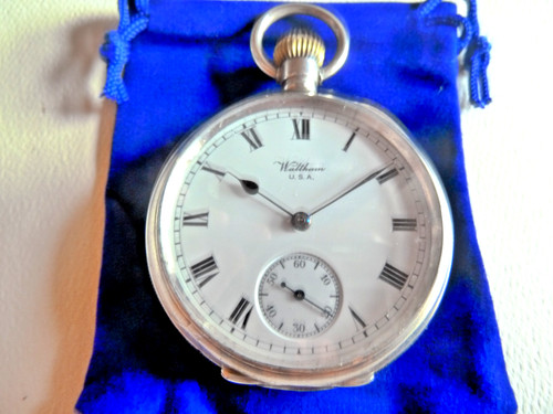 Antique waltham pocket watch - pocket,