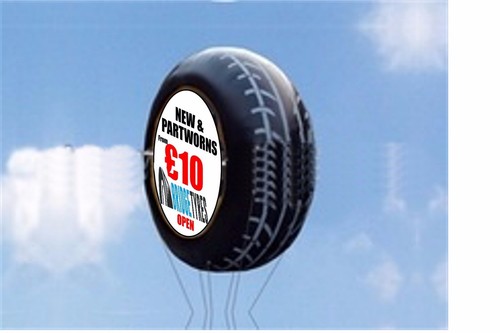Tyres advertising balloon - ,