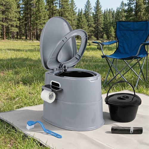 Portable camping toilet car - camping,