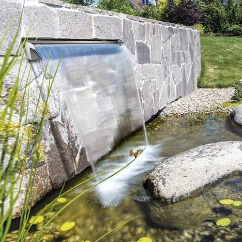 Waterfall blade pool fountain - pool,