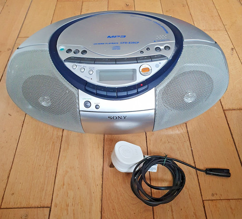 Sony cfd s35cp stereo boombox - sony, cfd-s35cp