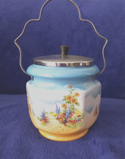H&W Biscuit Barrel with metal