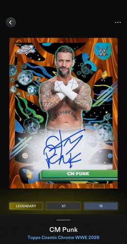 Topps wwe slam - topps, punk