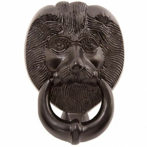 Door knocker lions head - door,