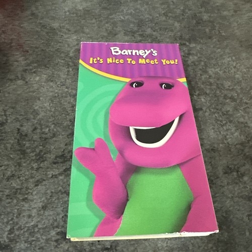 Barney vhs tape - tape, barney’s