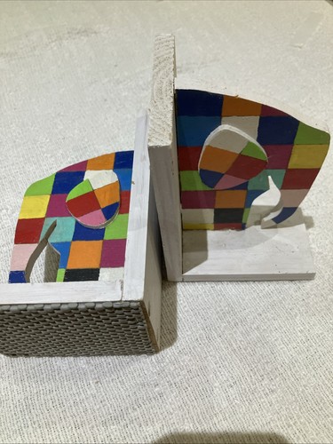 Elmer the elephant wooden - the,