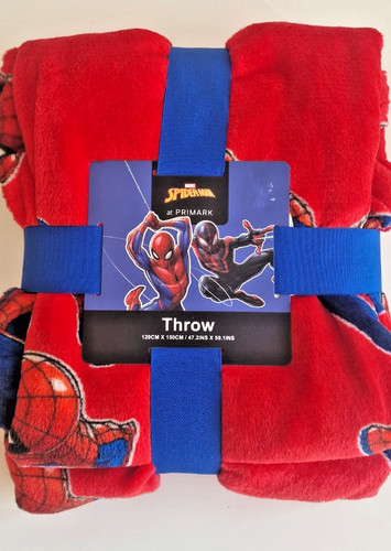 Primark spiderman throw - spiderman,