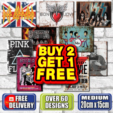 Music Metal Signs Poster Shed