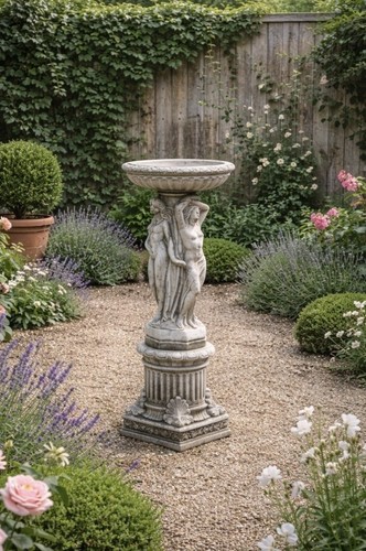 Graces bird bath ornate - bird,