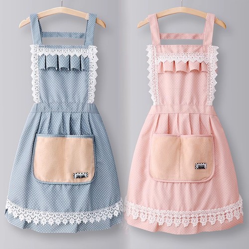 Women maid lace ruffled - women,