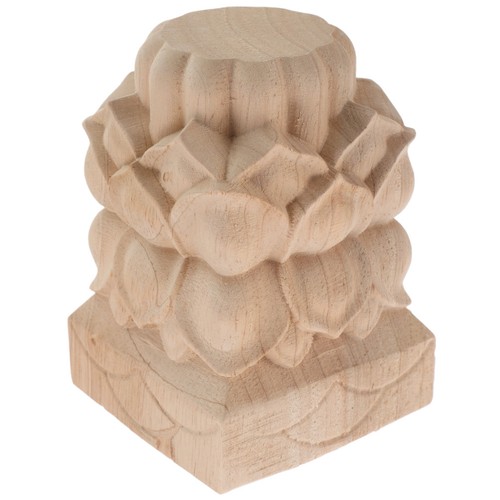 Wood carved finials - wood,