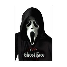 Adult FunWorld Scream Ghost Face Masks Knife Voice Changer Halloween Fancy Dress