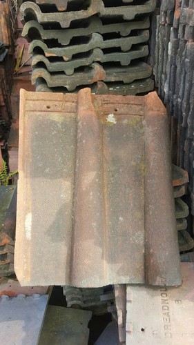 Clay double roman roof tiles - clay,