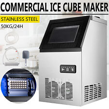 256W 50kg/24H Built-in Commercial Ice Maker Ice Cube Machine Restaurant Bar Club
