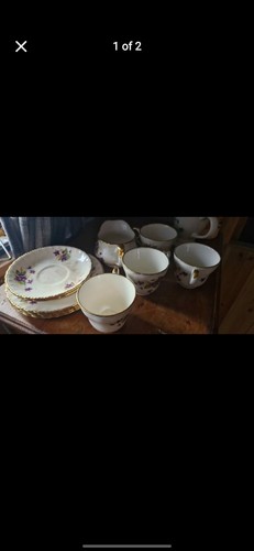 Grindley cream petal cups - cream,