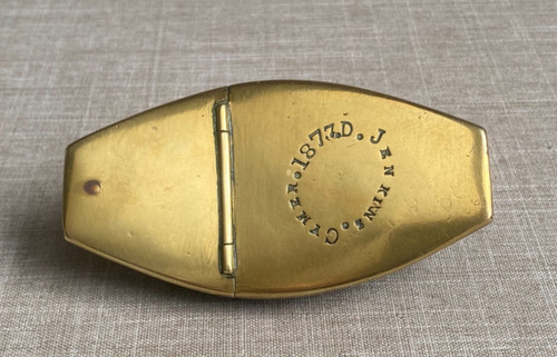 Antique 1877 welsh brass - antique,