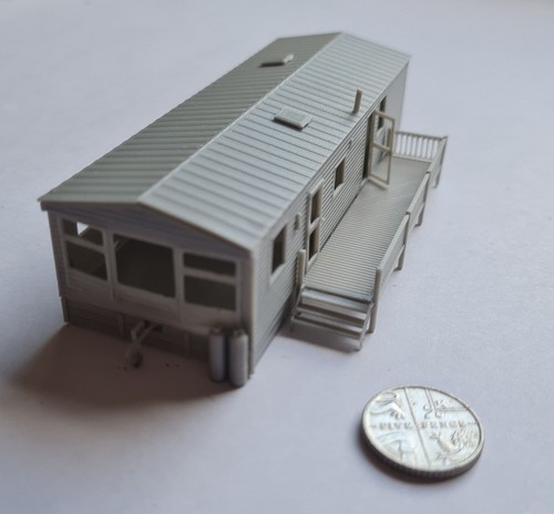 Model railway building - model, static