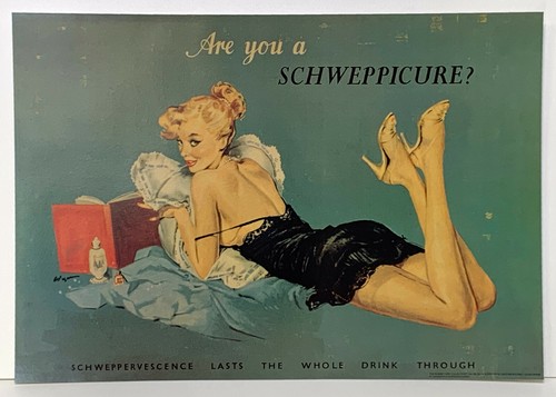 Schweppes advert poster robert - advert,