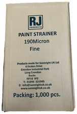 RJ PAINT STRAINERS 190 Micron