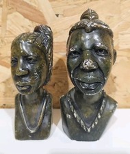 A Pair Of Hand Carved Stone