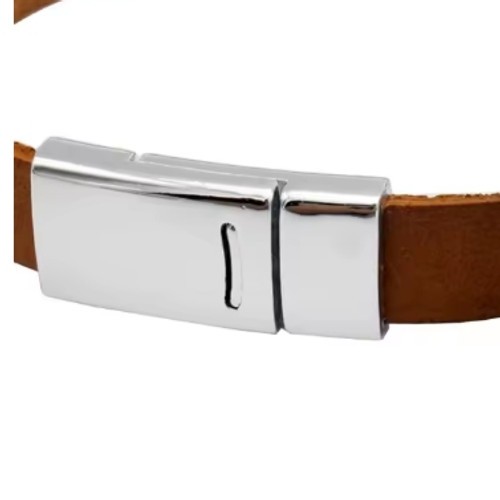 Magnetic clasp silver 10mm - -,